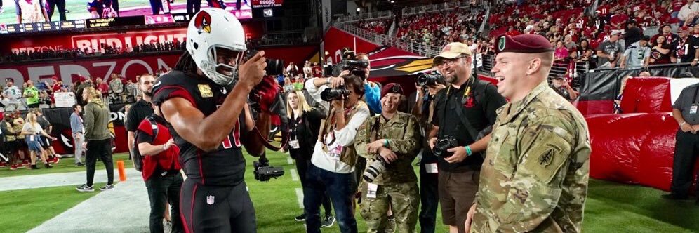 Larry Fitzgerald's banner