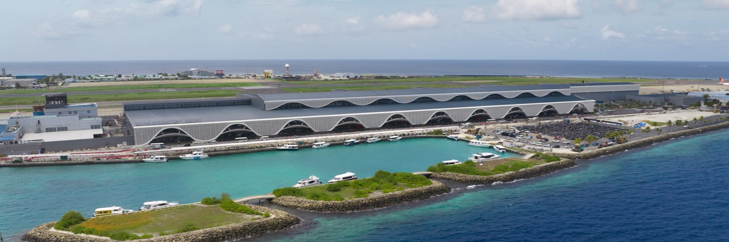 Velana Airport's banner