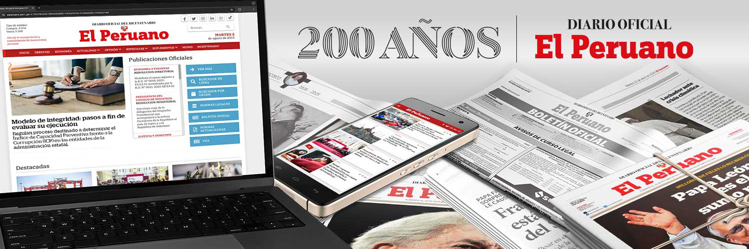 Diario El Peruano's banner