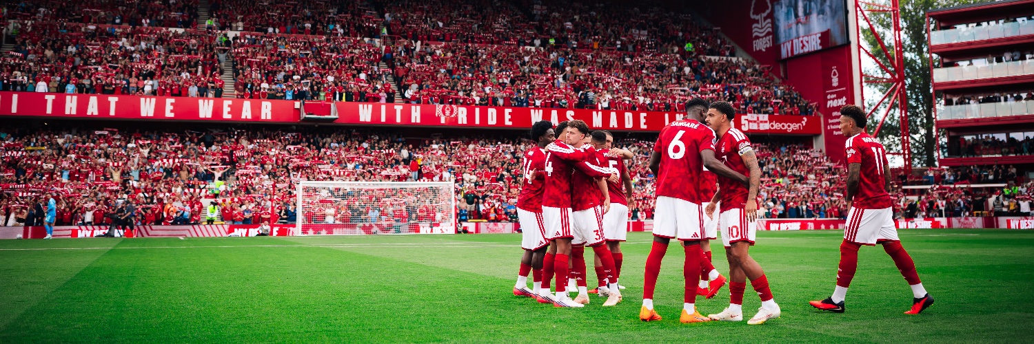 Nottingham Forest's banner