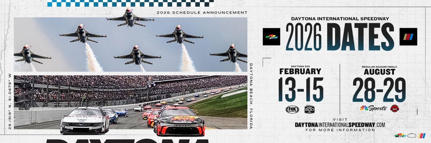 Daytona International Speedway's banner