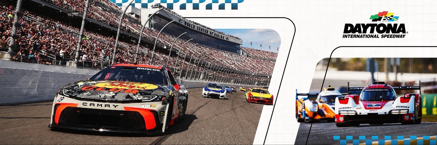 Daytona International Speedway's banner