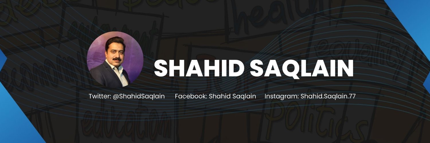 Shahid Saqlain Lak's banner