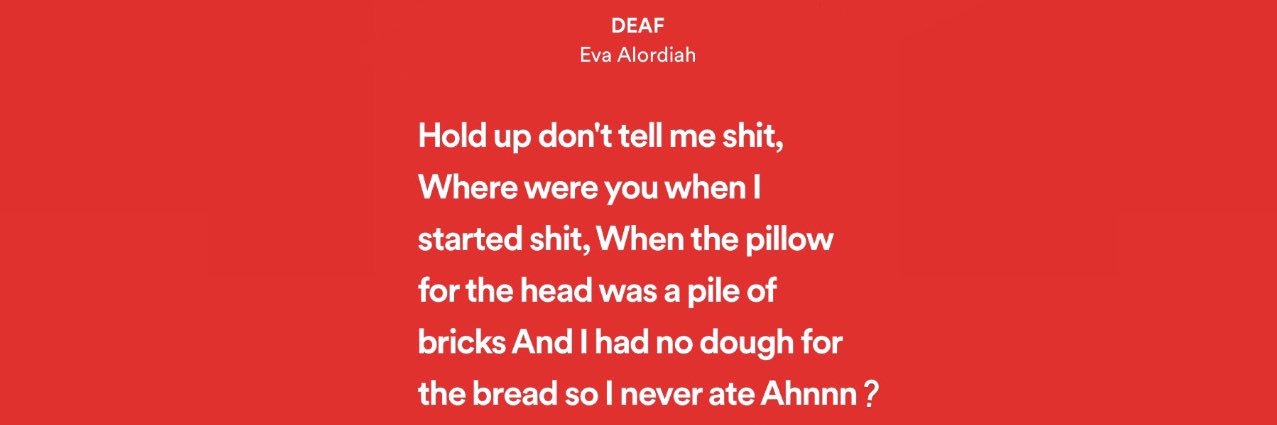 Eva Alordiah's banner