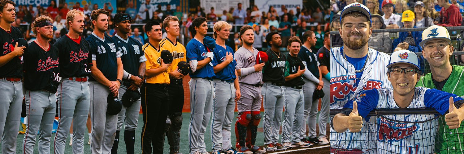 Northwoods League Baseball's banner