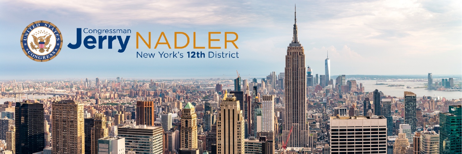 Rep. Nadler's banner