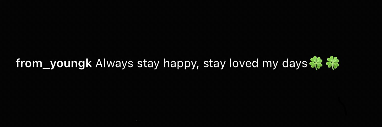 𝐿 🍀 #YOUNGEST's banner