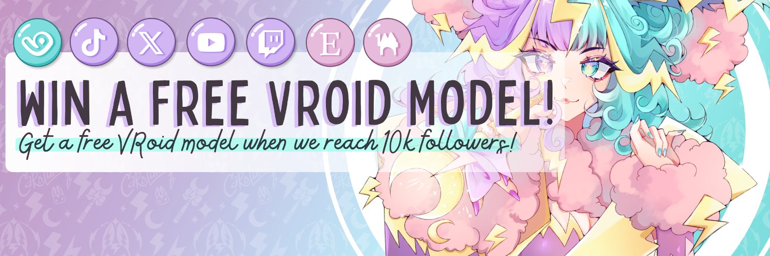 ⚡∘Caroluna∘⚡|| • Vgen • || • VRoid Artist • ||'s banner
