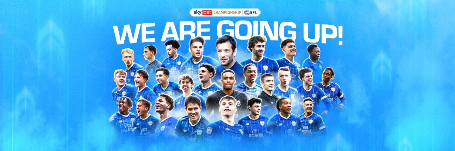 Cardiff City FC's banner