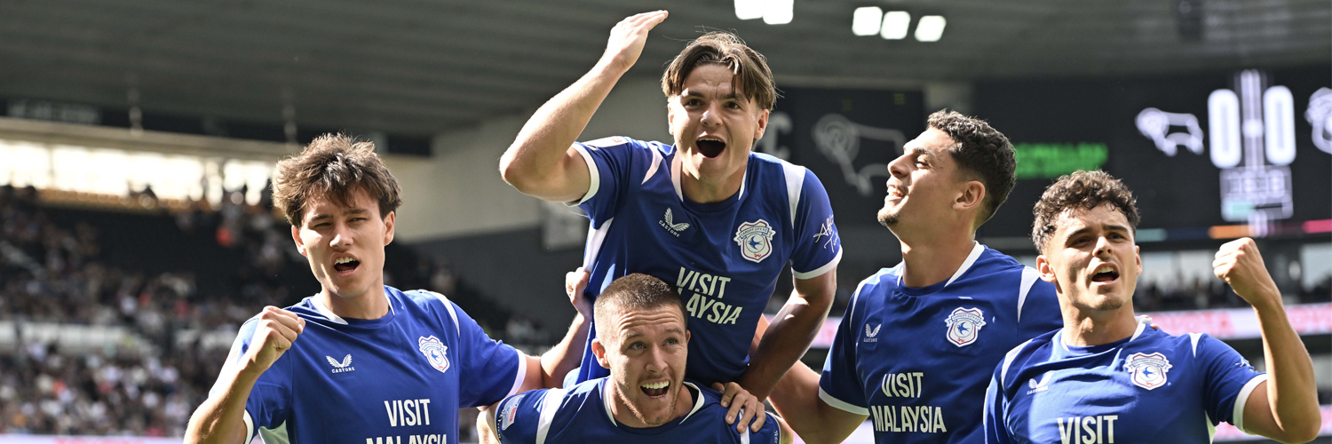 Cardiff City FC's banner
