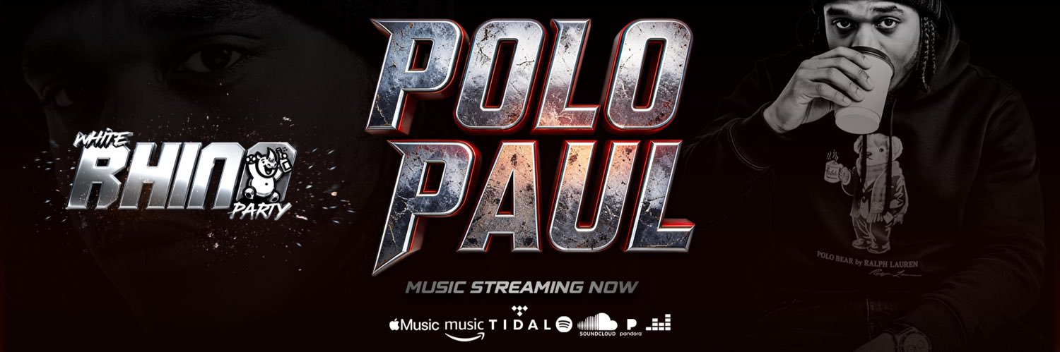 ⚪️🦏🥳POLO PAUL THE RAPPER’S Rapper's banner