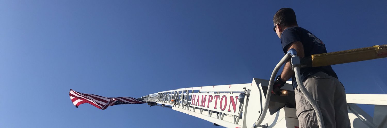 Hampton Fire/Rescue's banner