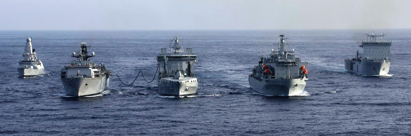 HMS Defender's banner