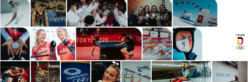 Team Deutschland's banner