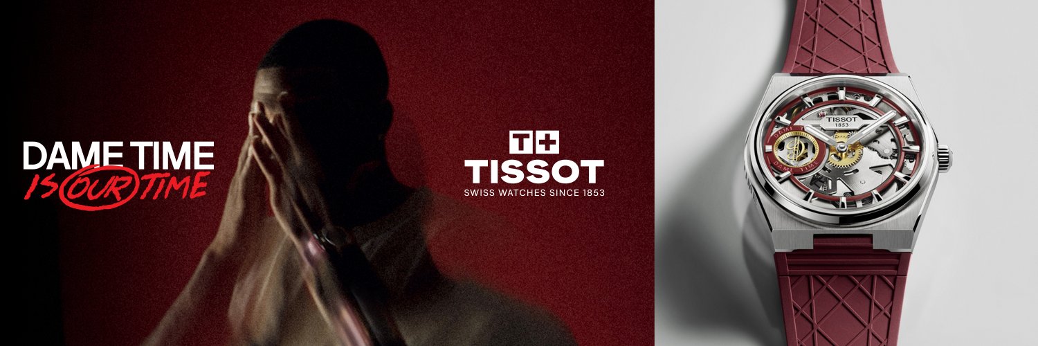 TISSOT's banner