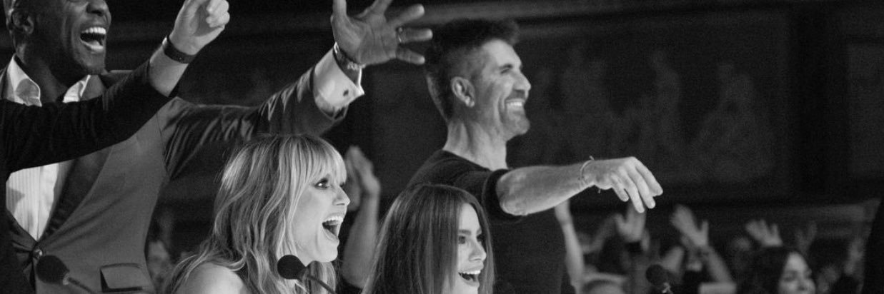 Simon Cowell's banner