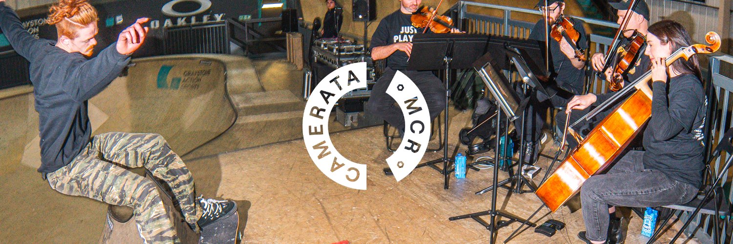 Manchester Camerata's banner
