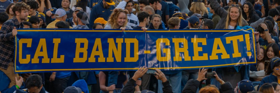 University of California Marching Band's banner