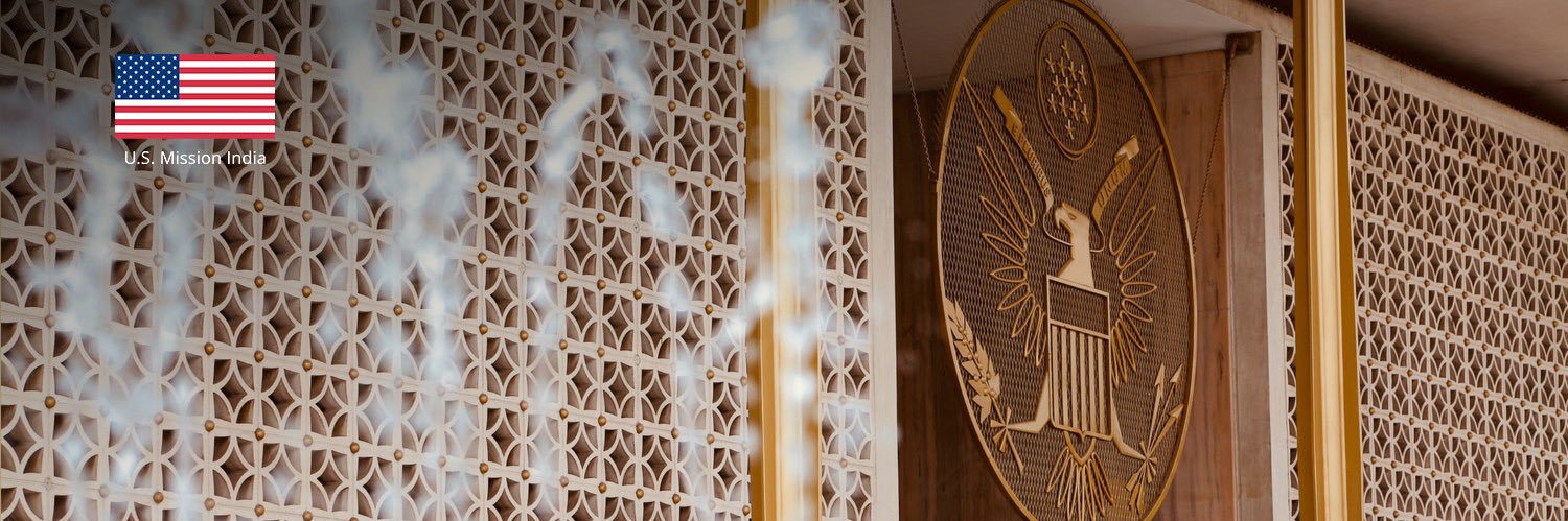 U.S. Embassy India's banner