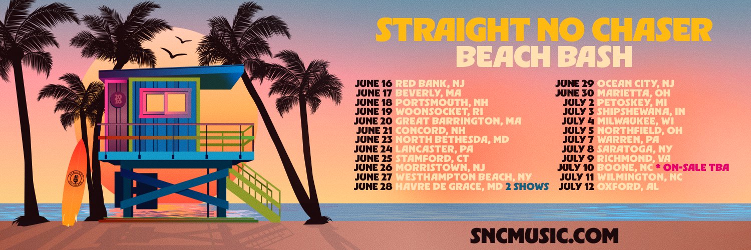 Straight No Chaser's banner