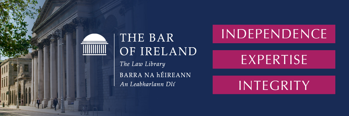 The Bar of Ireland's banner