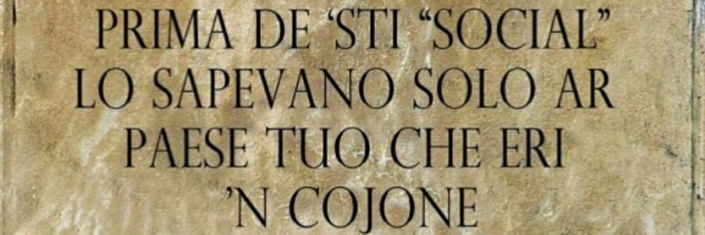 Antonello Piroso's banner