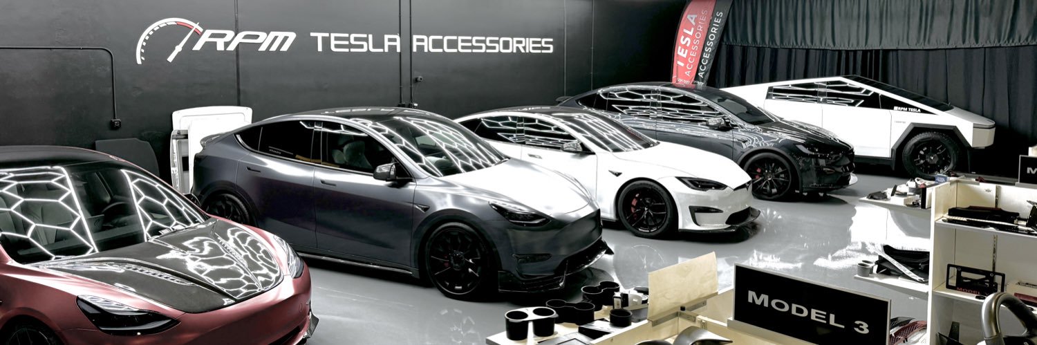 RPM’s TESLA Accessories's banner