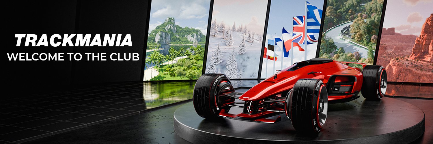 Trackmania's banner