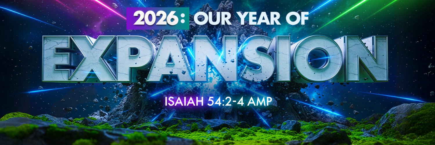 The Fountain of Life Church, HQ's banner