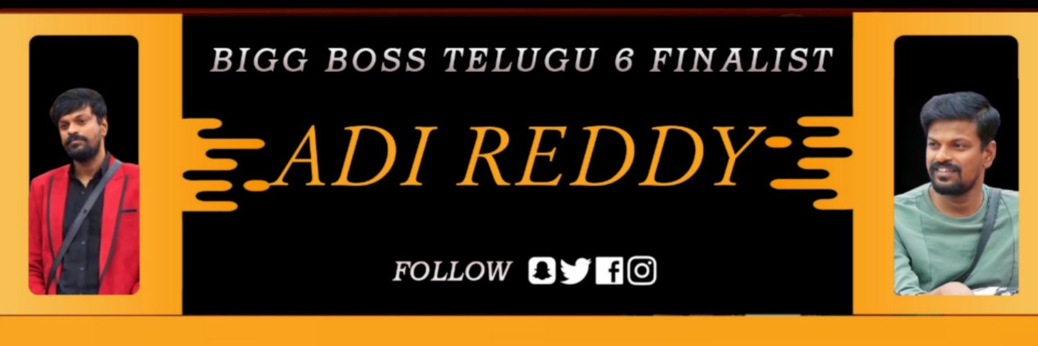 Adi Reddy's banner