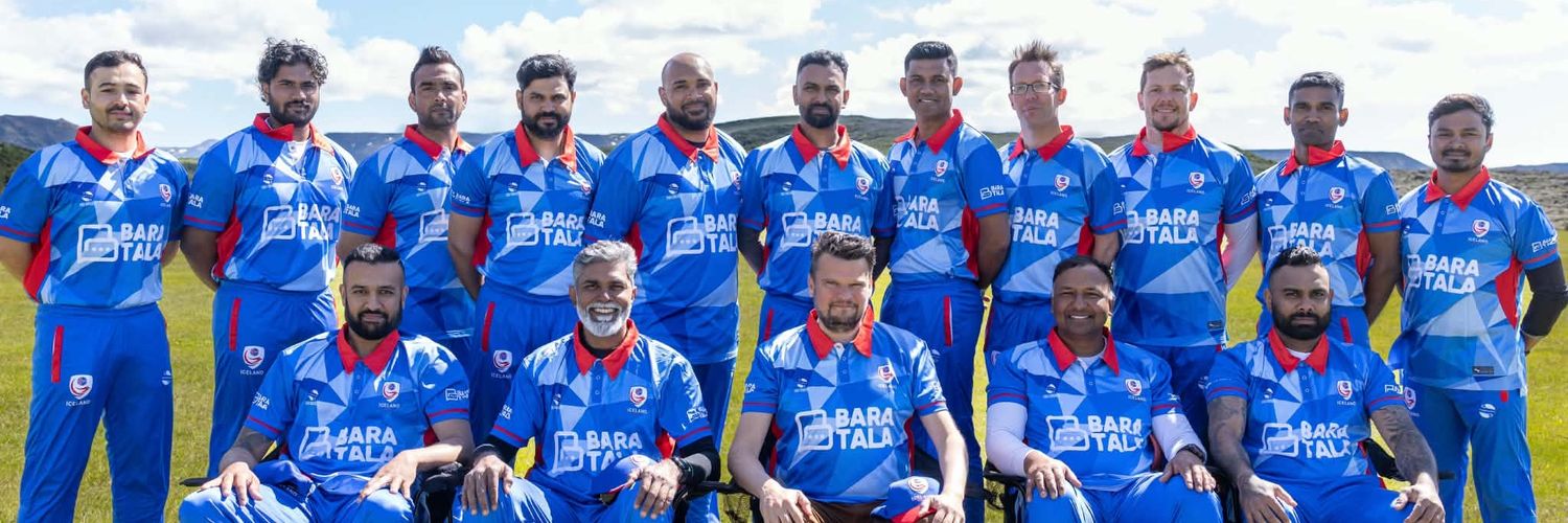 Iceland Cricket's banner
