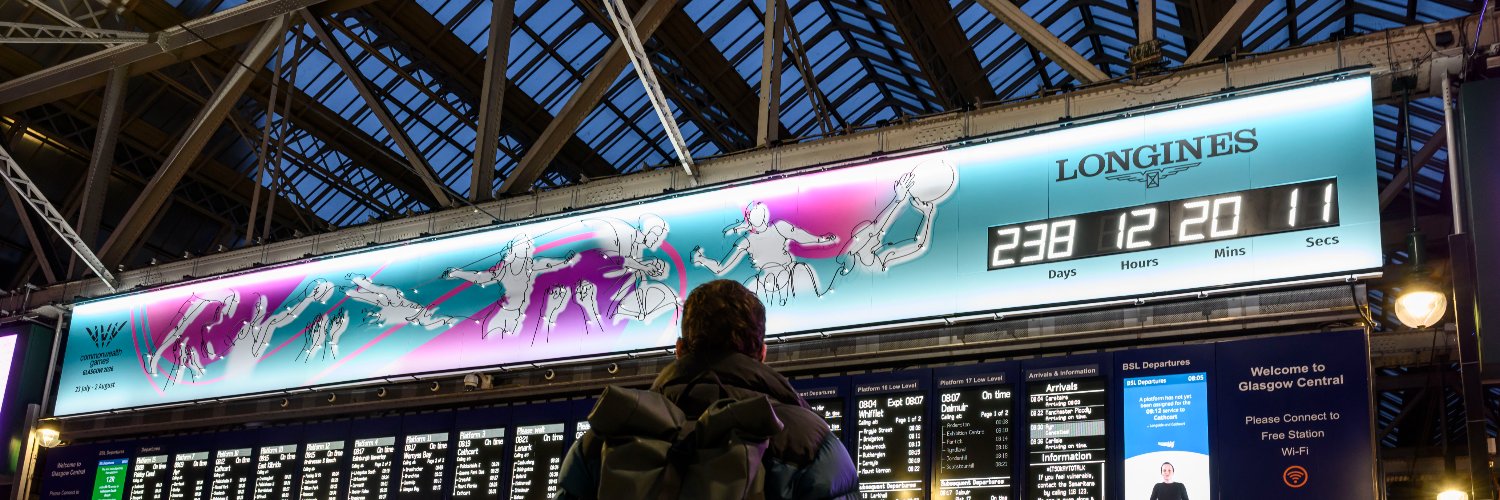 Glasgow Central's banner