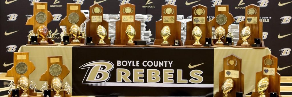 Boyle County Rebels Football's banner