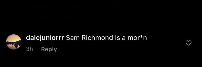 Sam Richmond's banner