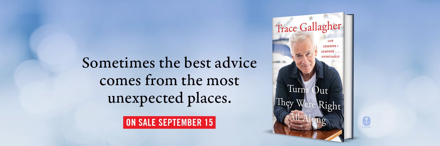 Trace Gallagher's banner