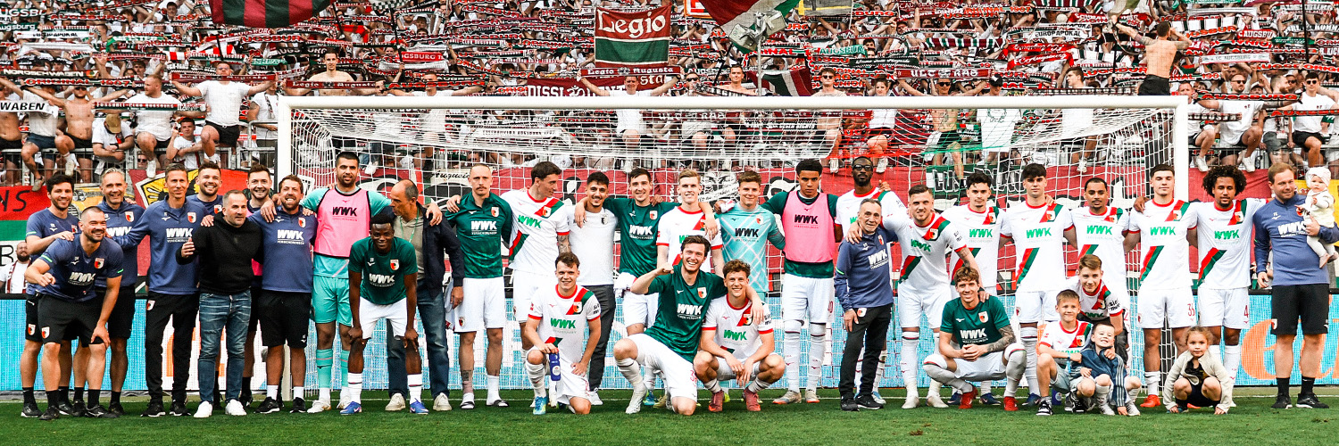 FC Augsburg's banner