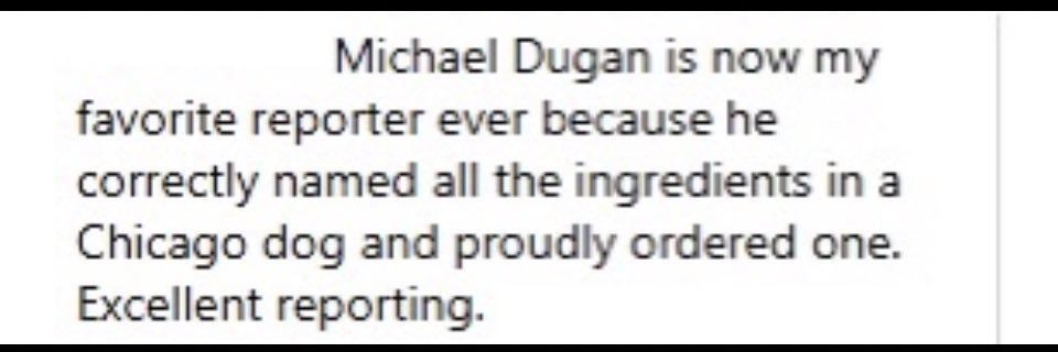 Michael Dugan's banner