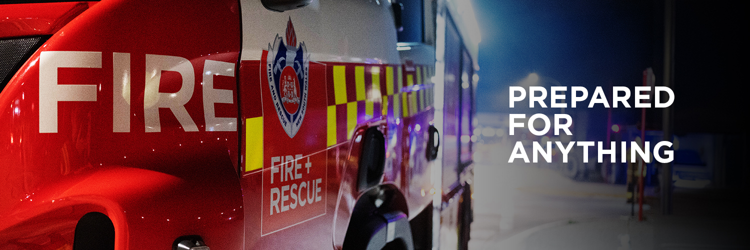 Fire and Rescue NSW's banner