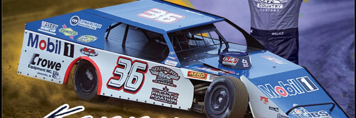 Kenny Wallace's banner