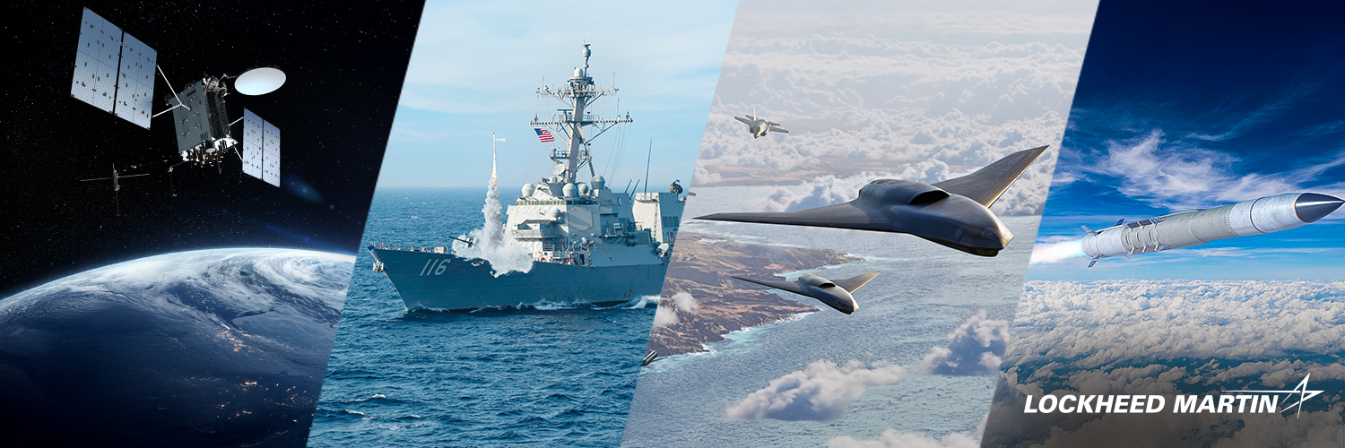Lockheed Martin's banner