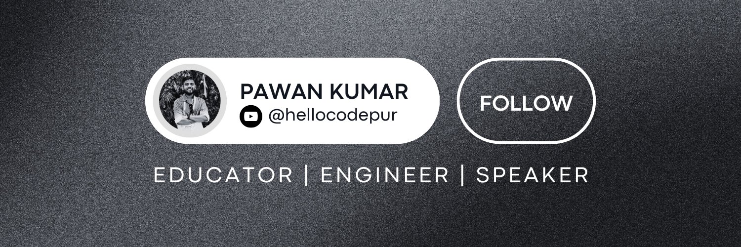 Pawan Kumar's banner