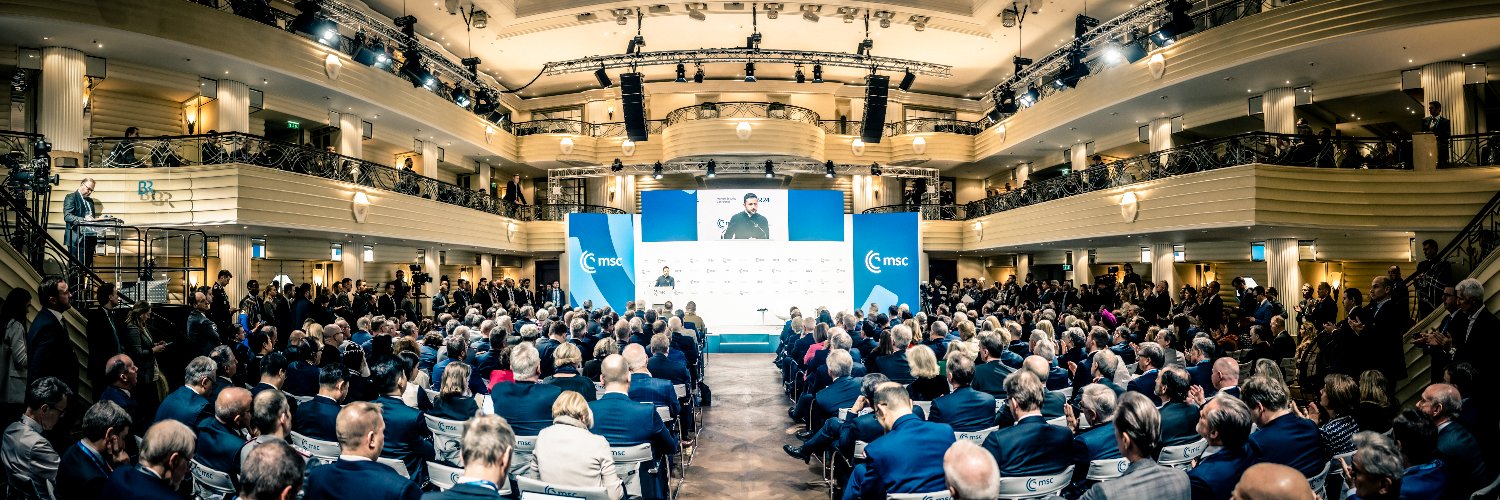 Munich Security Conference's banner