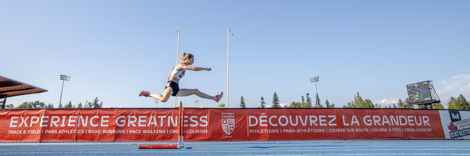 Athletics Canada's banner