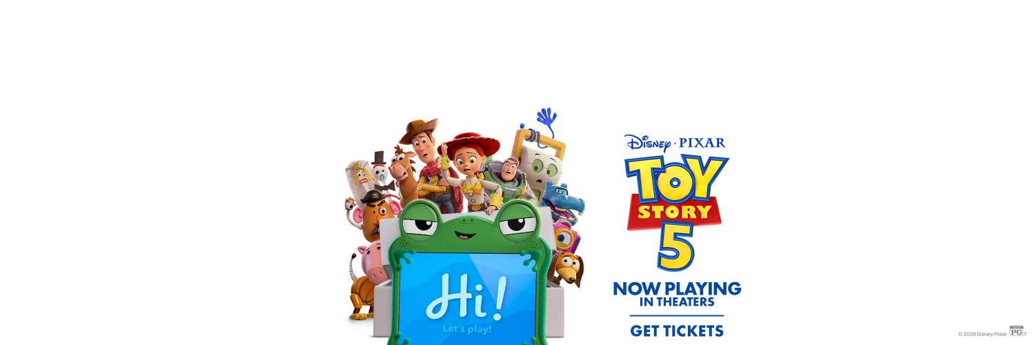 Pixar's banner