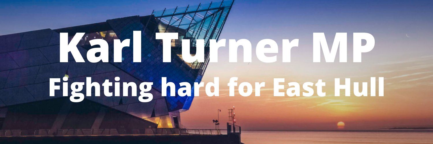 Karl Turner MP's banner