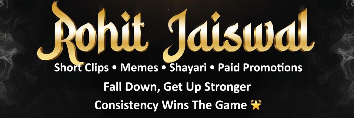 Rohit Jaiswal's banner