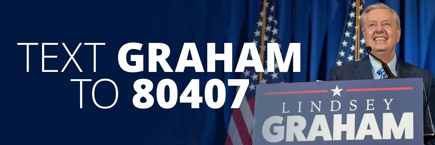 Lindsey Graham's banner