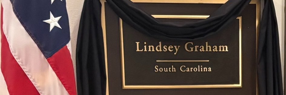 Lindsey Graham's banner