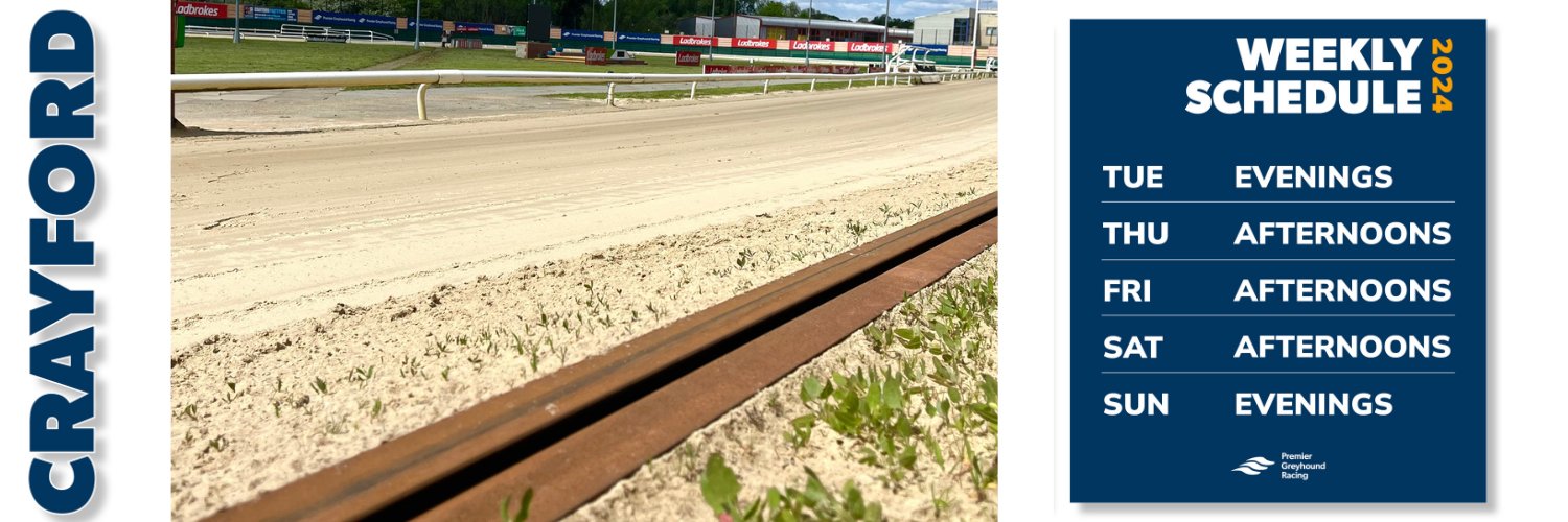 Crayford Greyhound Track's banner