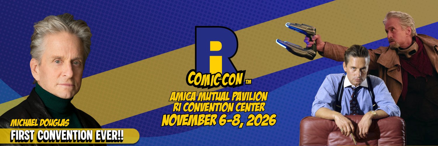 Rhode Island Comic Con's banner
